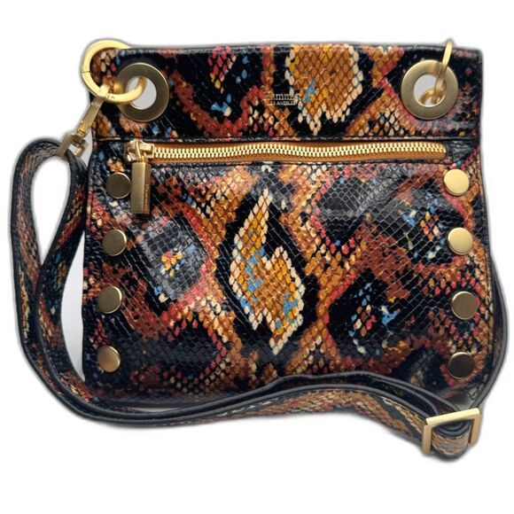 Hammitt Tony Small Crossbody– Botanical Snake Print– Excellent Cond - Ships Free - Picture 1 of 15